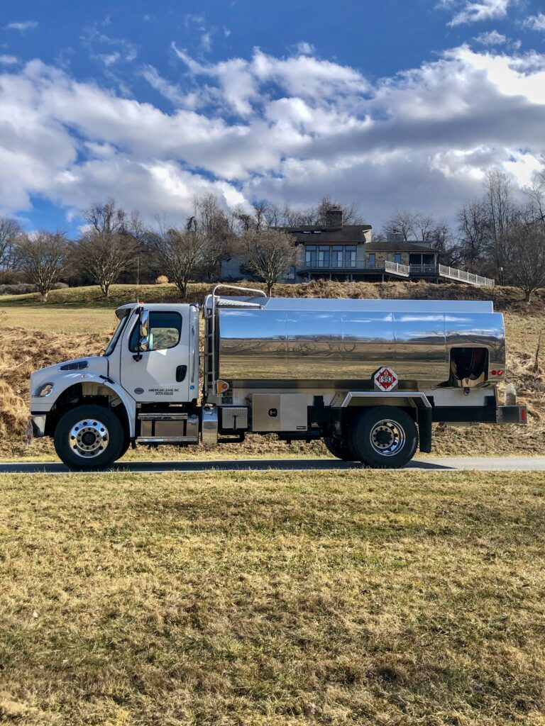 American Energy Supply heating oil delivery truck